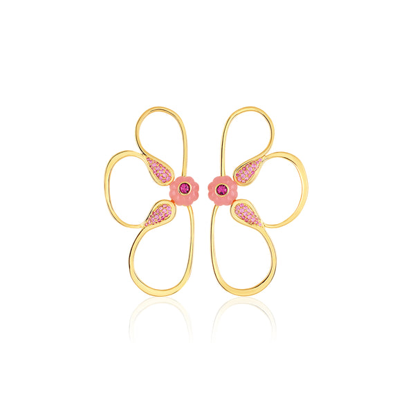 Isharya Petal Dusk Stud Earrings Earrings
