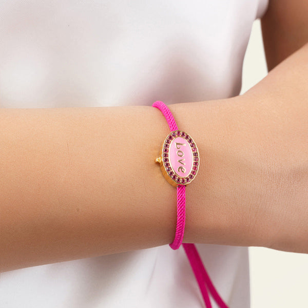 Isharya Pink Love Bracelet Bracelets Multi