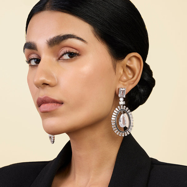 Isharya Plush Enamel Drop Earrings Earrings