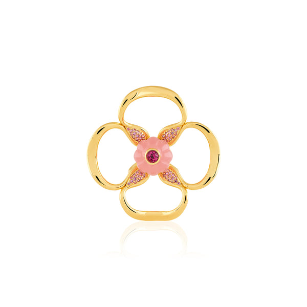 Isharya Rosé Fleur Ring Rings