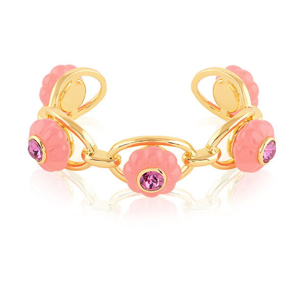 Isharya Rosé Garden Cuff Bracelets M