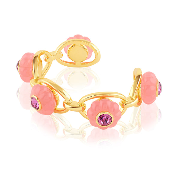 Isharya Rosé Garden Cuff Bracelets M