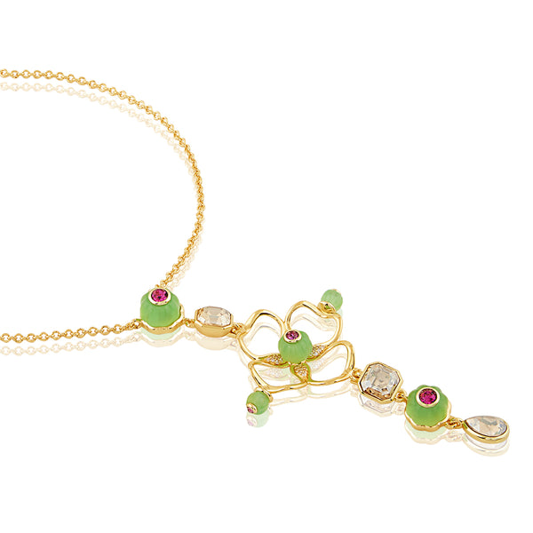 Isharya Rosé Garden Pendant Necklace Necklaces