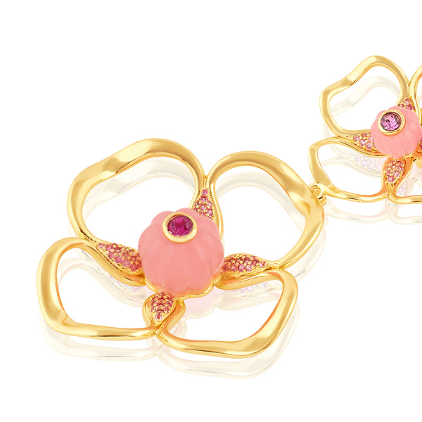 Isharya Rosé Radiance Dangler Earrings Earrings