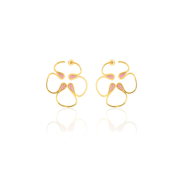 Isharya Rosé Radiant Stud Earrings Earrings
