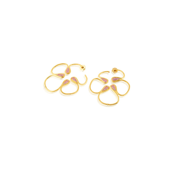 Isharya Rosé Radiant Stud Earrings Earrings