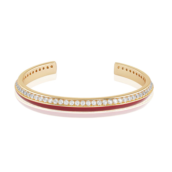 Isharya Ruby Disco Cuff Bracelet Bracelets XS