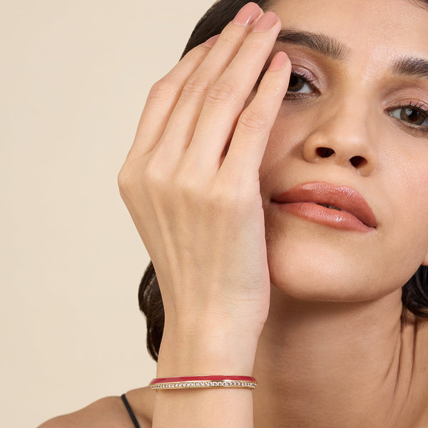 Isharya Ruby Disco Cuff Bracelet Bracelets XS