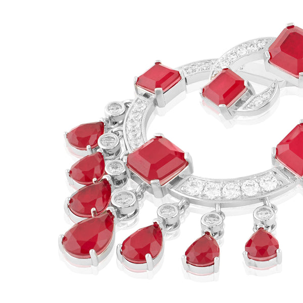 Isharya Ruby Moon Luxe Baalis Earrings