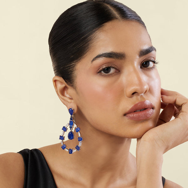 Isharya Sapphire Luxe Dangler Earrings Earrings