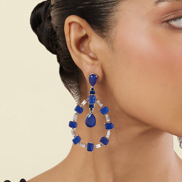 isharya Sapphire Luxe Dangler Earrings Earrings