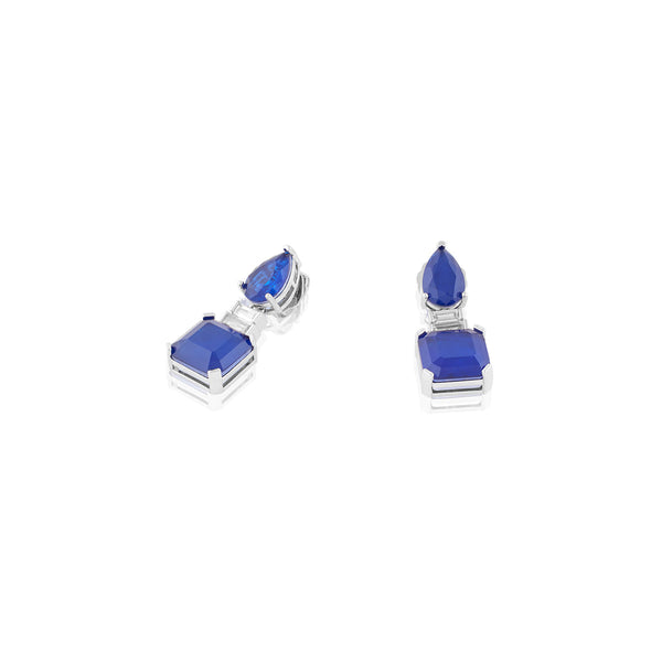 Isharya Sapphire Radiance Dangle Earrings Earrings