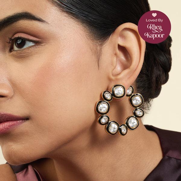 isharya Seafoam Front Back Earrings Earrings