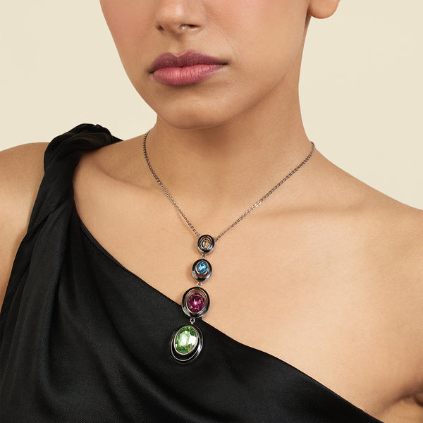 Isharya Seafoam Serenade Y Necklace Necklaces