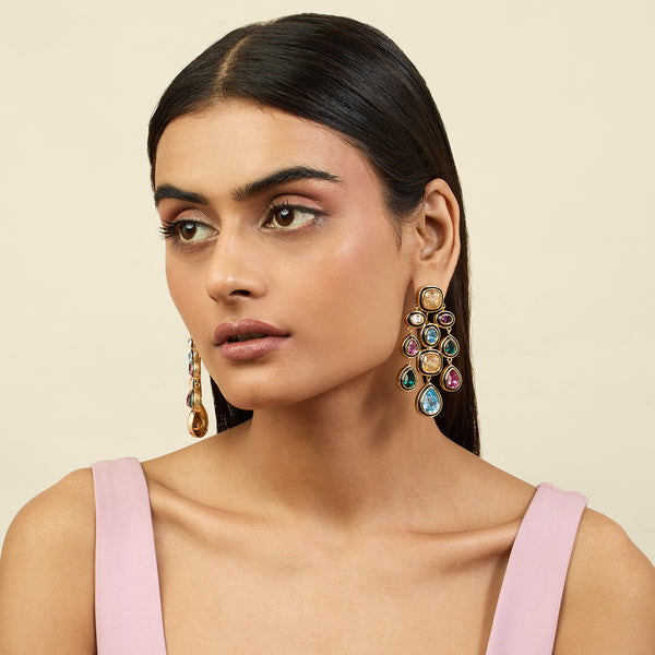 Isharya Seafoam Waterfall Earrings Earrings