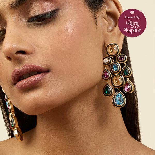 isharya Seafoam Waterfall Earrings Earrings