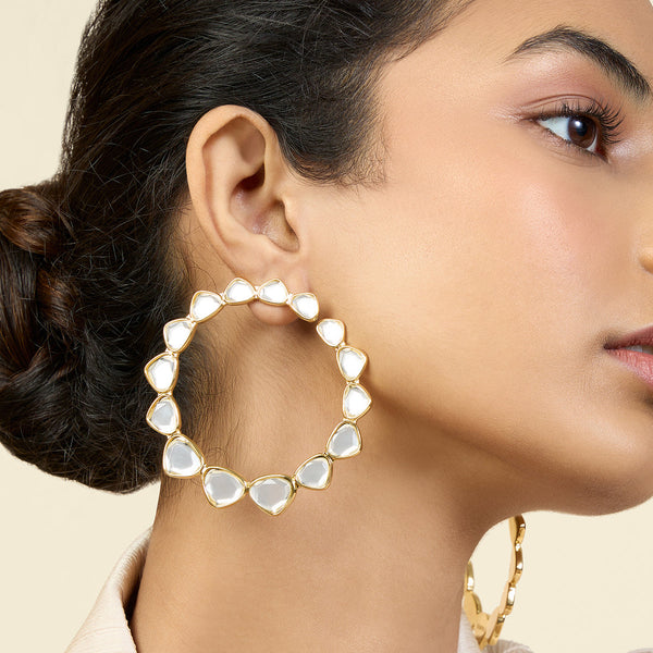 isharya Sheesh Mahal Front Back Earrings Earrings