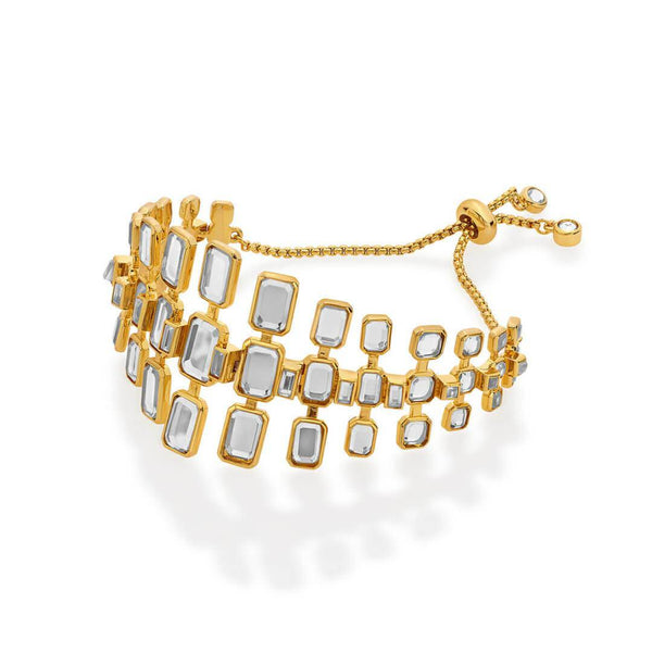 Isharya Shiza Mirror Bracelet Bracelets Gold