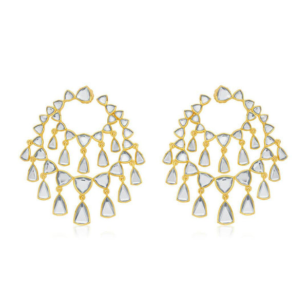 isharya Shiza Shimmering Mirror Earrings Earrings