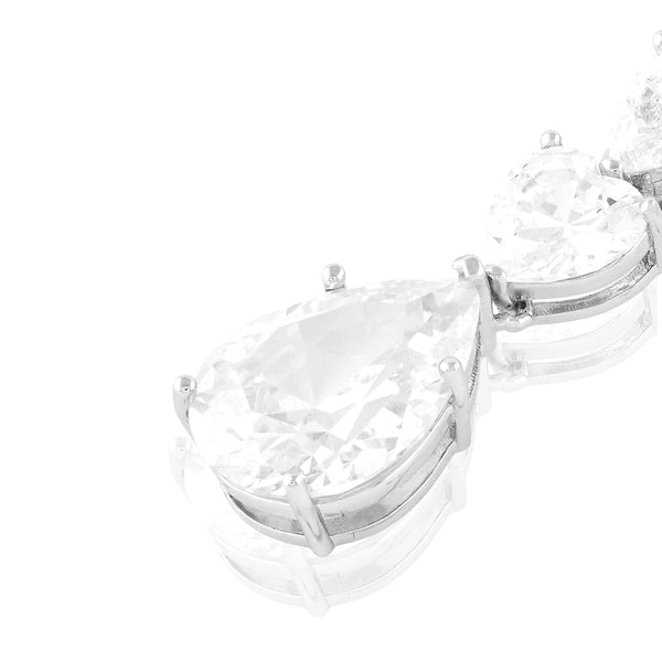 Isharya Silver Radiance Dangler Earrings Earrings