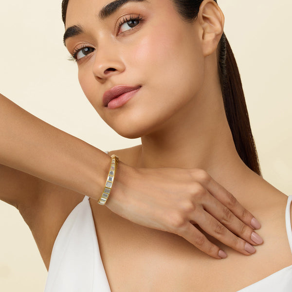 Isharya Sleek Festive Mirror Cuff Cuff XS