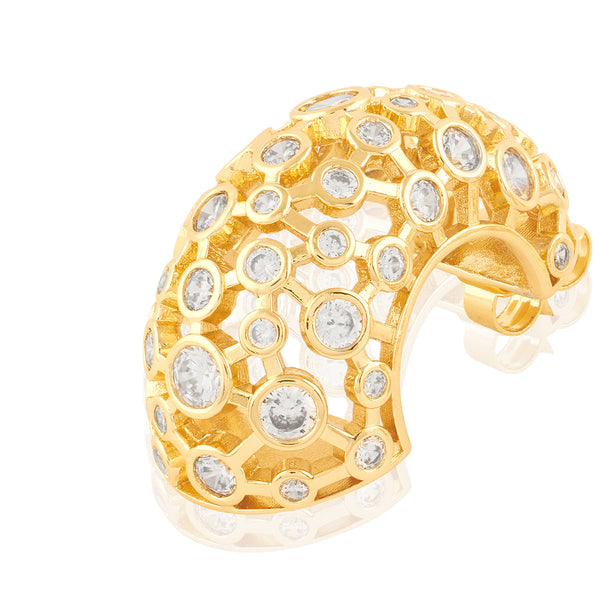 Isharya Sol Statement Hoops Earring