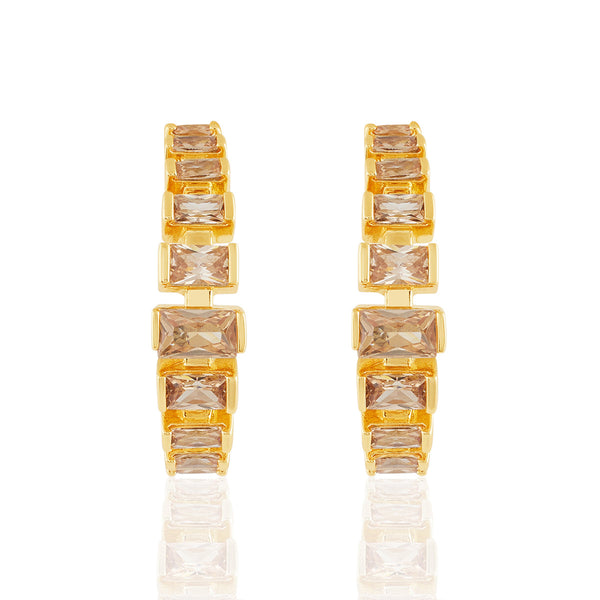 Isharya Solar Flare Hoops Earrings