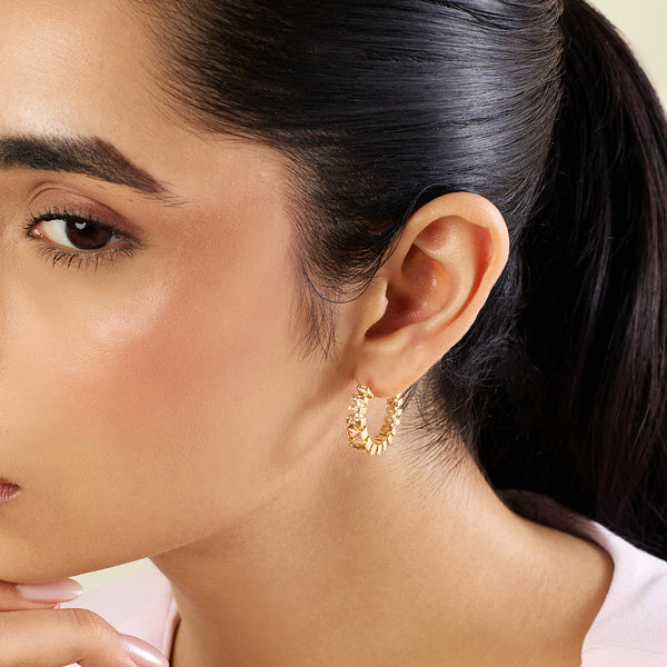 isharya Solar Flare Hoops Earrings