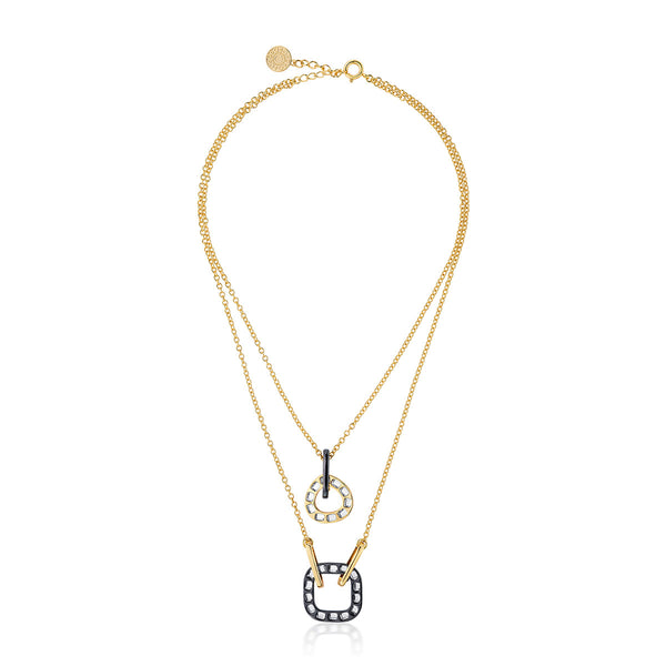 isharya Stan Layered Necklace Necklaces Gold