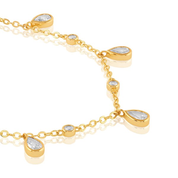 Isharya Starlight Stationed Necklace Necklaces