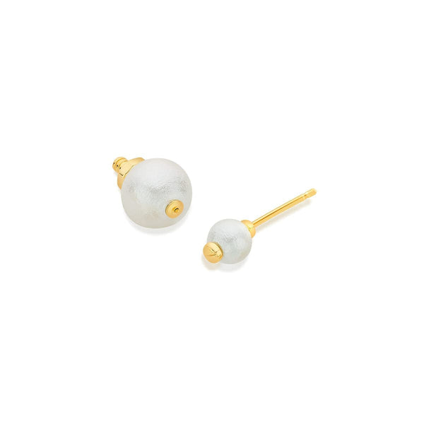 Isharya Steinem Pearl Earrings Earrings White