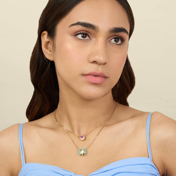 Isharya Summer Candy Layered Necklace Necklaces