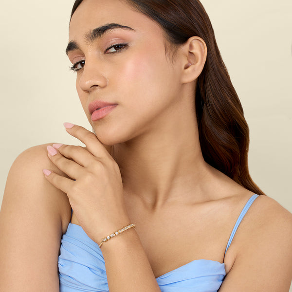 Isharya Summer Crystal Bolo Bracelet Bracelets