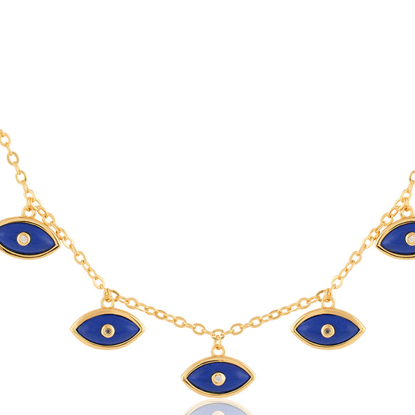 Isharya Summer Eyes Charm Necklace Necklaces
