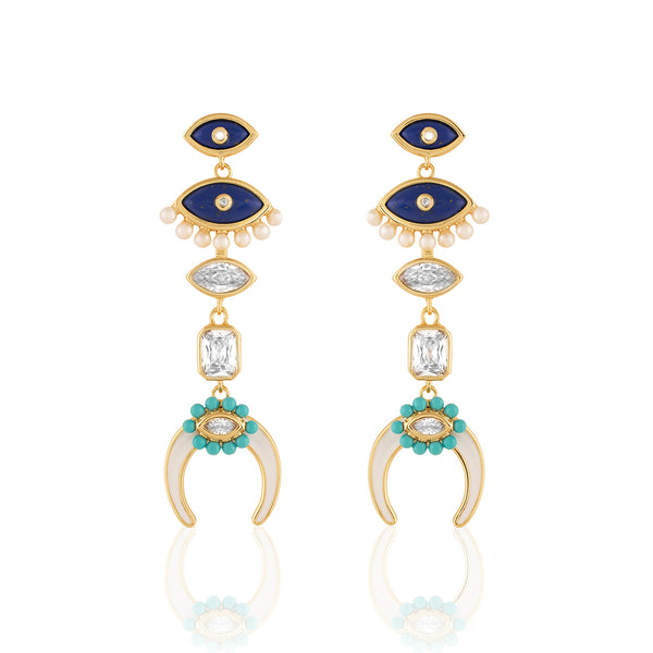 Isharya Summer Eyes Danglers Earrings