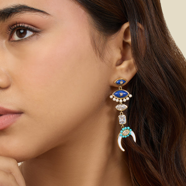 Isharya Summer Eyes Danglers Earrings