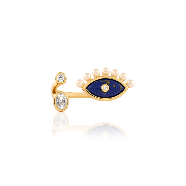 Isharya Summer Eyes Two-Head Ring Rings Free Size