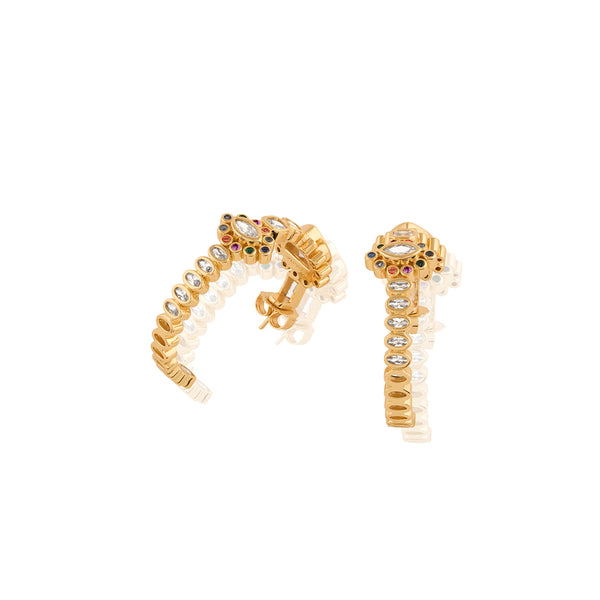 Isharya Summer Party Hoops Earrings