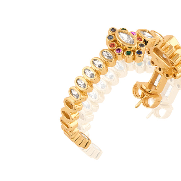 Isharya Summer Party Hoops Earrings