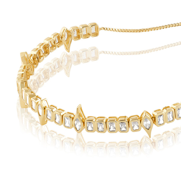 Isharya Tennis Eye Choker Necklace Necklaces