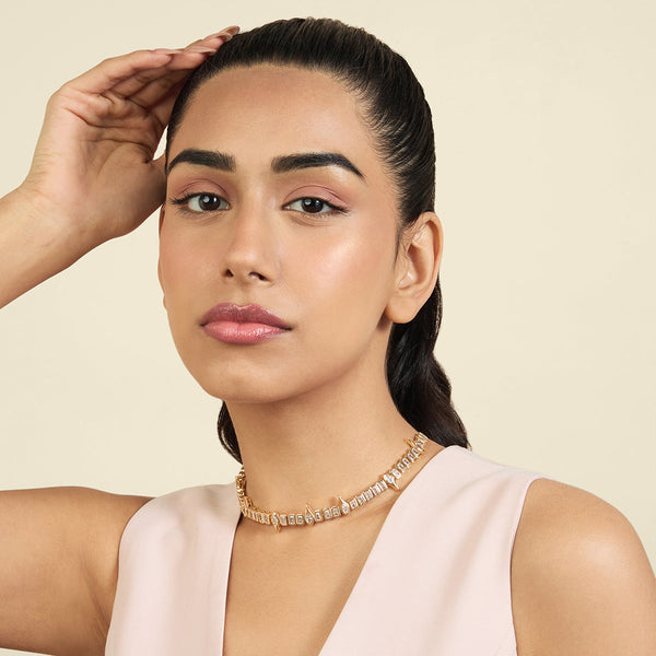 Isharya Tennis Eye Choker Necklace Necklaces