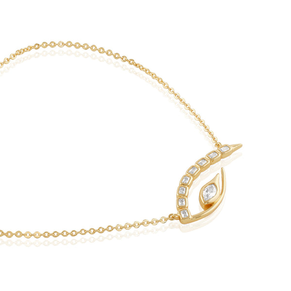 Isharya Tennis Eye Pendant Necklace Necklaces