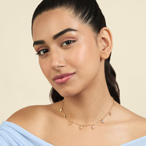 Isharya Tennis Girlie Charm Choker Necklaces