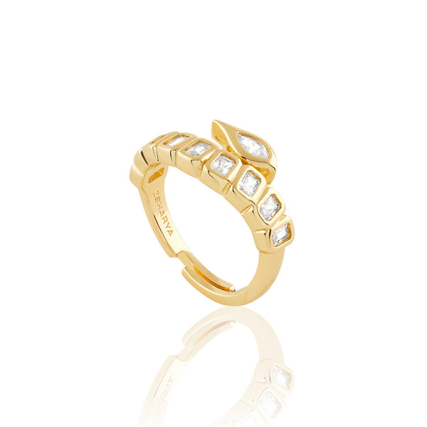 Isharya Tennis Girlie Ring Rings Free Size