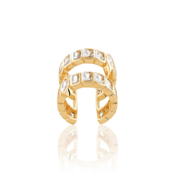 Isharya Tenniscore Back Open Ring Rings 6