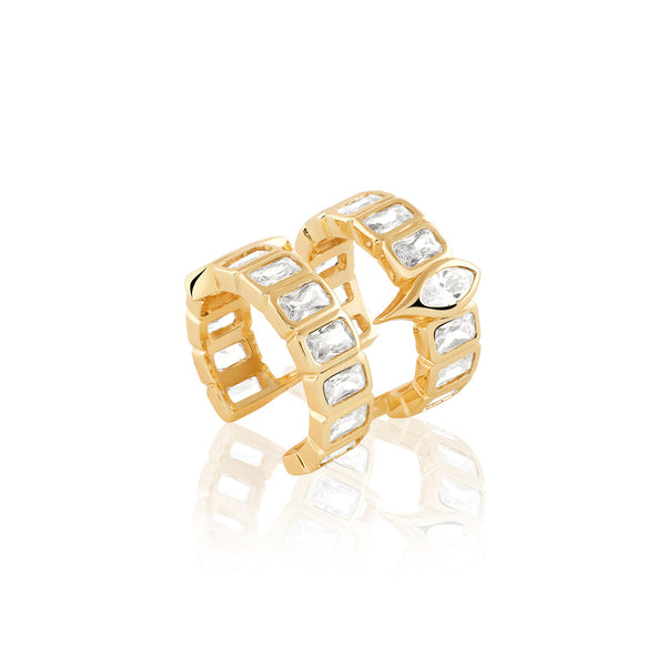 Isharya Tenniscore Back Open Ring Rings 6