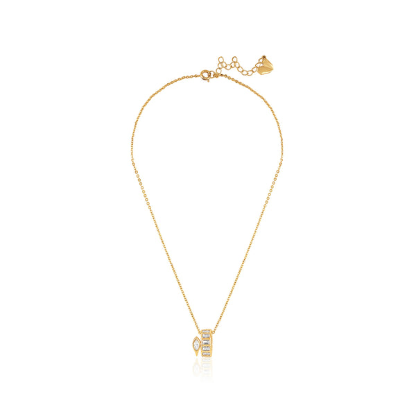 Isharya Tenniscore Pendant Necklace Necklaces