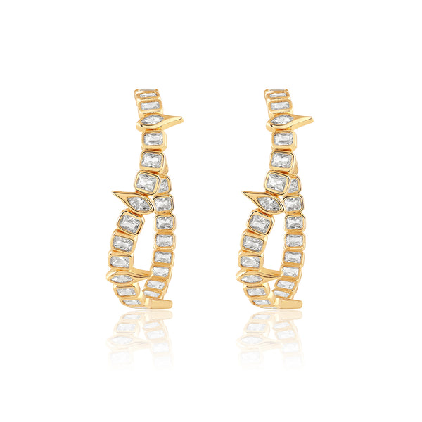 Isharya Tenniscore XXL Hoops Earrings