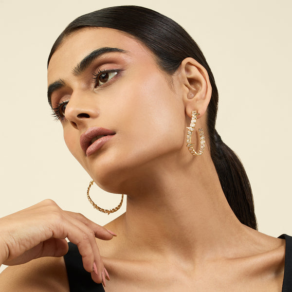 Isharya Tenniscore XXL Hoops Earrings