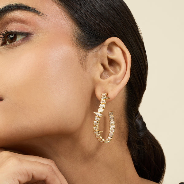 isharya Tenniscore XXL Hoops Earrings